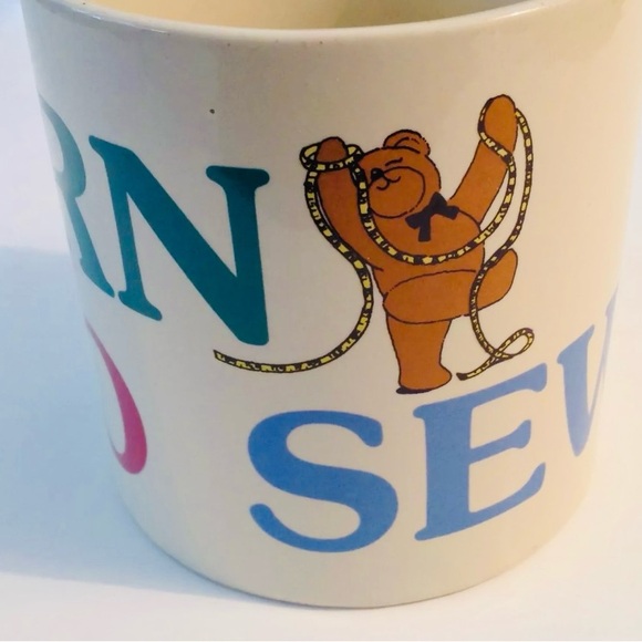 Born to Sew Coffee Mug Vintage 1988 Porcelain 10-12 Oz Sewing - Picture 9 of 9